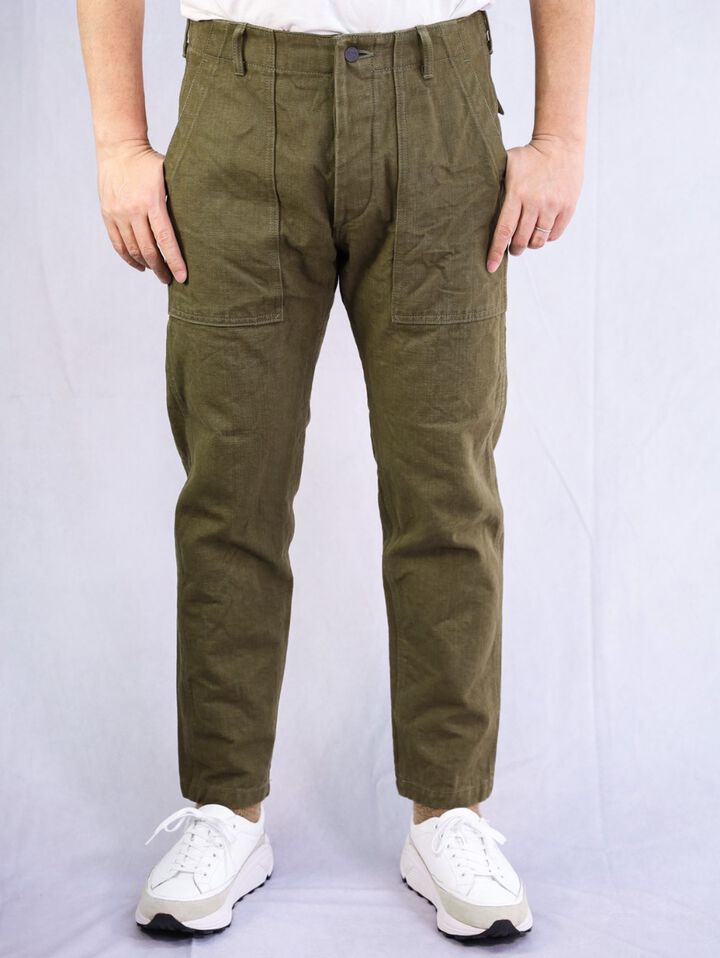YO0905BKROLV 25oz Utility Pants Olive,, medium image number 0