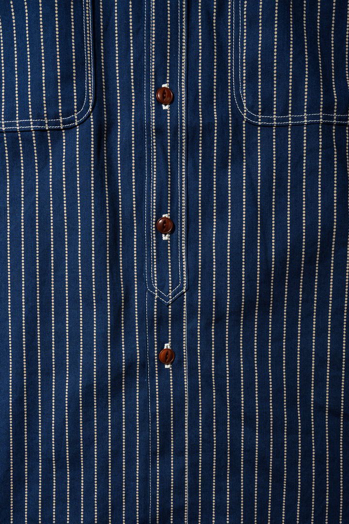 MS003R SELVEDGE WABASH CHAMBRAY SHIRT (055P WABASH),, medium image number 2