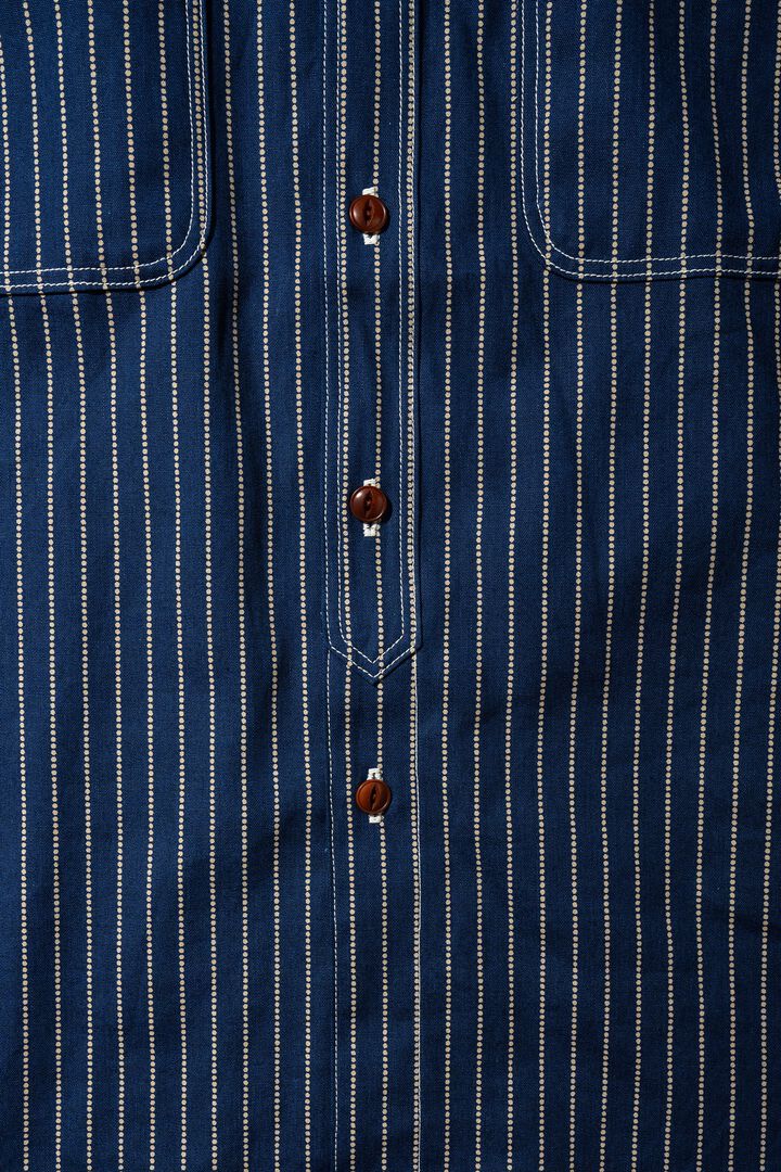 MS003R SELVEDGE WABASH CHAMBRAY SHIRT (055P WABASH),, medium image number 2