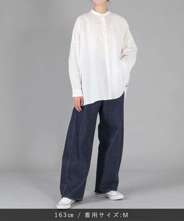 STPT6000 12.5oz BANAVE JEANS WIDE STRAIGHT,INDIGO, small image number 7