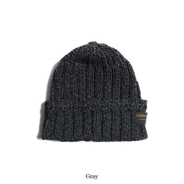 TR24AW-704 LOW GAUGE KNIT CAP (BLACK, BROWN,GRAY),BROWN, small image number 2