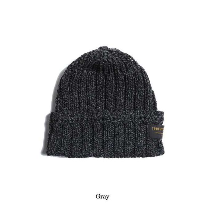 TR24AW-704 LOW GAUGE KNIT CAP (BLACK, BROWN,GRAY),BROWN, medium image number 2