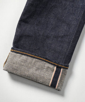 J404 CIRCLE  12.5oz African cotton vintage Selvedge classic straight(One washed),, small image number 7