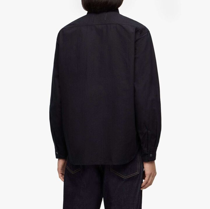 MMLS6005 SASHIKO L/S SHIRT,INDIGO, medium image number 2