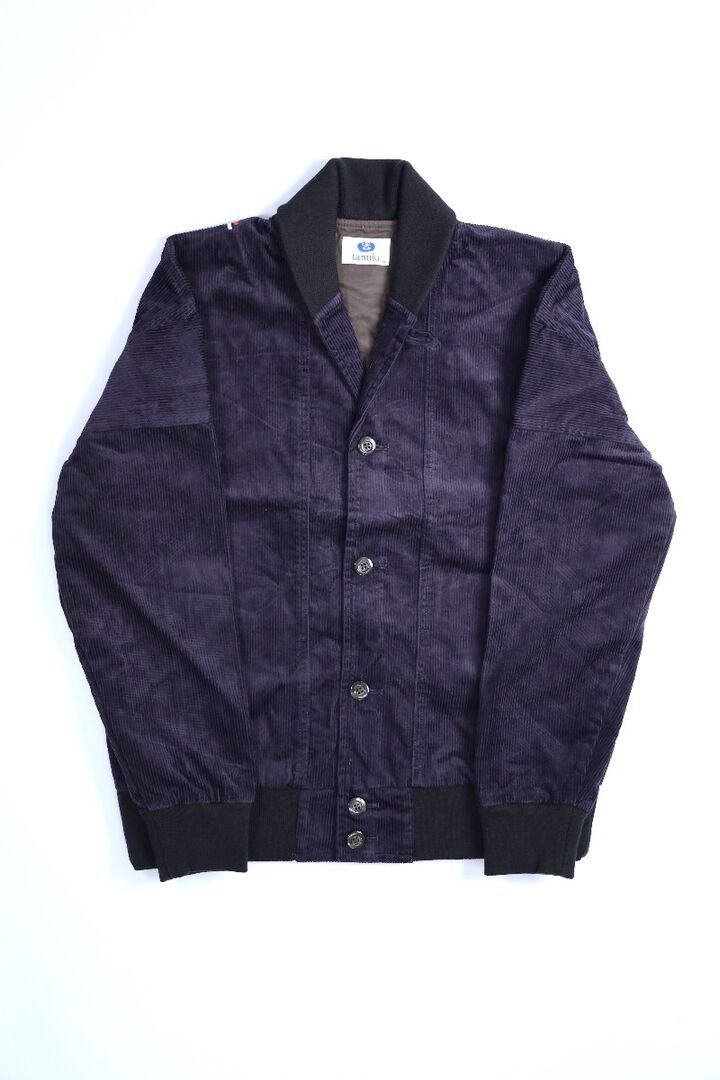 TNK501SZA 'Sazanami' Corduroy Jacket-INDIGO-M,INDIGO, medium image number 3