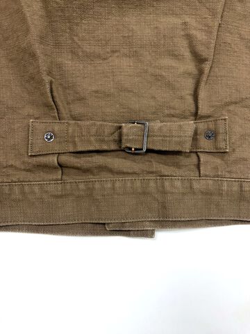 ONI01507L-HOX-BRK 13oz Sulfur dye Heavy Oxford Brown Khaki TypeⅠJacket,, small image number 4