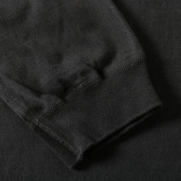 BR-3044PG COZUN LONG SLEEVES HENLEY PG T (Pigment),BLACK, medium image number 4