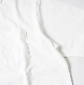 BR11000 Loop Wheel Crew Neck T-Shirt-WHITE-Ｍ,WHITE, small image number 26