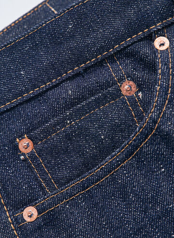 S511VX17oz-25M 17oz "YEAR OF THE SNAKE" SLIM TAPERED JEANS,, small image number 6