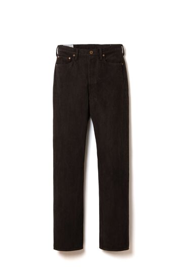1914 17oz Amami Mud Dyed Sashiko Jeans,BROWN, small image number 2