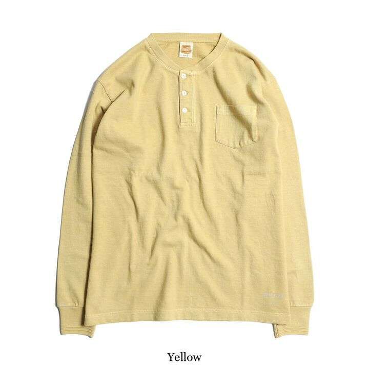TE-14 OD Henley Long Sleeve Tee Shirt	-NATURAL-42,NATURAL, medium image number 3