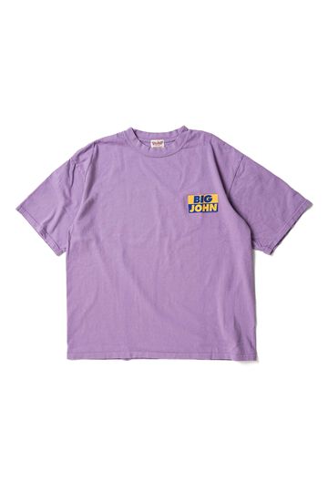 MTE002 ROUND BODY BIG JOHN LOGO T-SHIRT,CHARCOAL, small image number 11