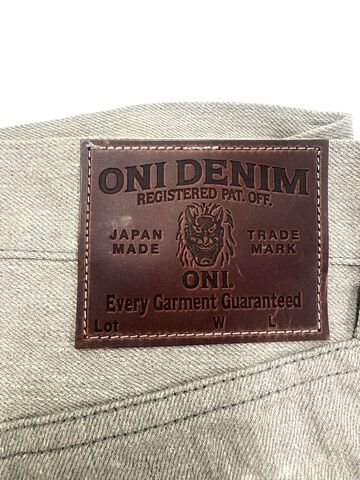 ONI622-MOKU 11oz Mixed Gray Denim Relax Tapered,, small image number 5