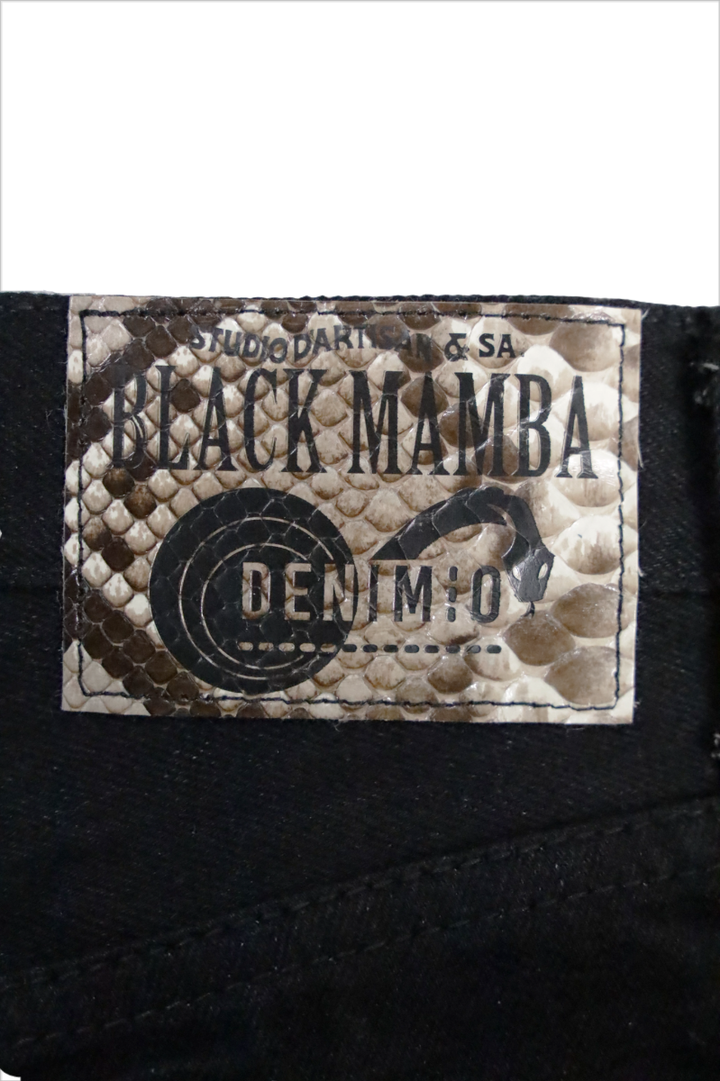 DM-009 Studio D'Artisan x Denimio Collab Black Denim Relax Tapered-One Wash-31,, medium image number 9