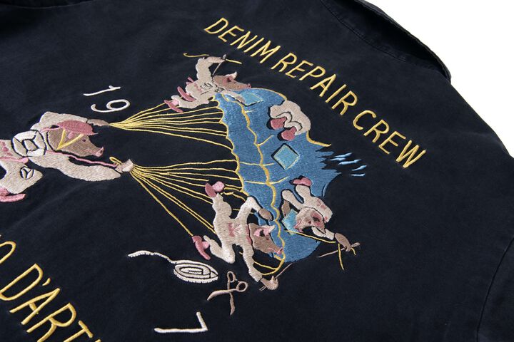 4645 Vietnam Souvenir Jacket (Betchan),BLACK, medium image number 6