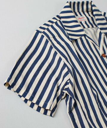 06-092 Indigo print aloha shirt,3, small image number 6