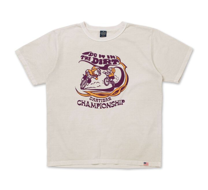 8163A Pigment Dyed Print T-shirts,, medium
