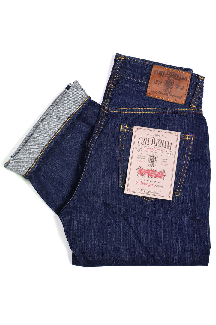 ONI-L720-12Z 12oz Selvedge Denim Wide Straight Zip-fly【WOMEN'S】,, medium image number 2