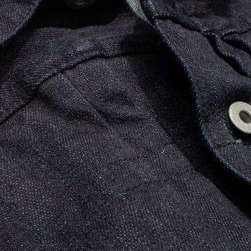 2705 15oz Button Jacket Garage Denim Dark Indigo,, small image number 6