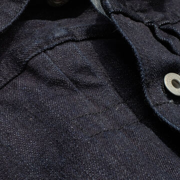 2705 15oz Button Jacket Garage Denim Dark Indigo,, small image number 6