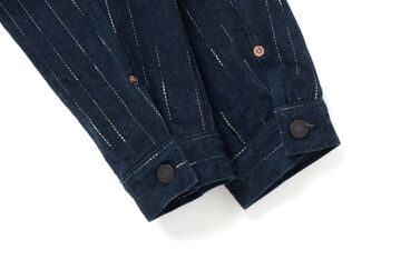 D4589 14oz RAIN Kasuri Denim Jacket,, small image number 5