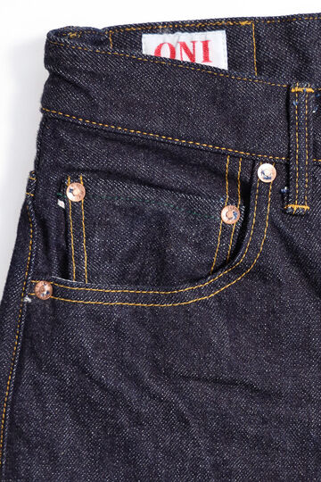 ONI222 15oz Low Tension Denim Wide Straight-One Wash-38,, small image number 2