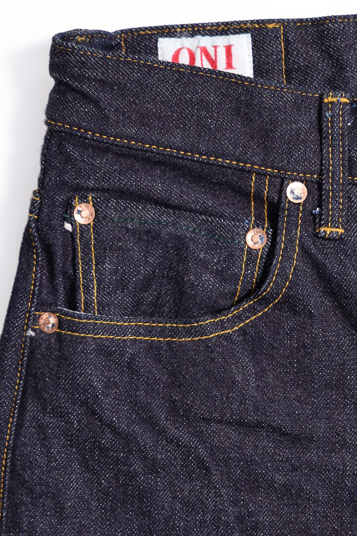 ONI222 15oz Low Tension Denim Wide Straight-One Wash-32,, medium image number 2