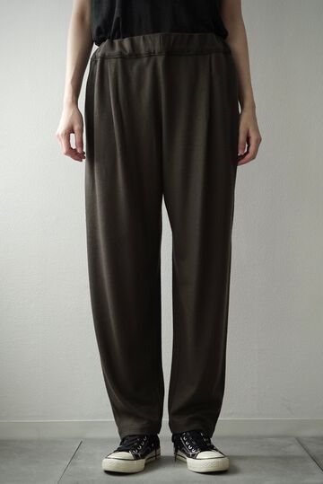 【CAPERTICA】CAP707PT23 Super140s Washable Wool MW_Jersey / Seamless Easy Pants,EBONY, small image number 11