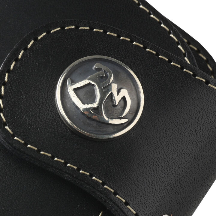 PAILOT RIVER PR-CW02-RG (REDMOON) Long Wallet PR-CW02-RG (Oil Leather Black
 Oil Leather Red Brown
 Oil Leather Dark Brown
 Saddle Leather Natural),OIL LEATHER BLACK, medium image number 5