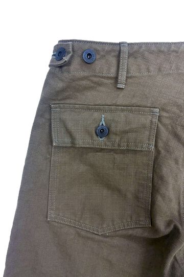 ONI207-HOX-OLB 13oz  Sulfur dye Heavy Oxford Olive Brown Baker Pants,, small image number 4