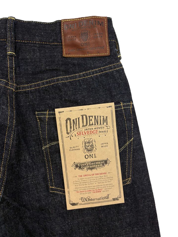 ONI270-LS13.5 13.5oz Long Slab Denim Just Right Straight,, medium image number 8