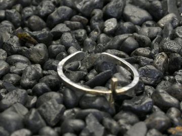 HYO-245BRS Brass Narrow Cross RING,, small image number 6