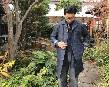 GZ-SMCT-0112 graphzero Sewing Man Coat (ID × WH),ID×WH, small image number 10