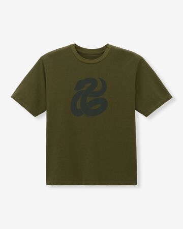 MXTS1043 8.5OZ HEAVY OUNCE S/S TEE - SNAKE,OLIVE, small image number 0