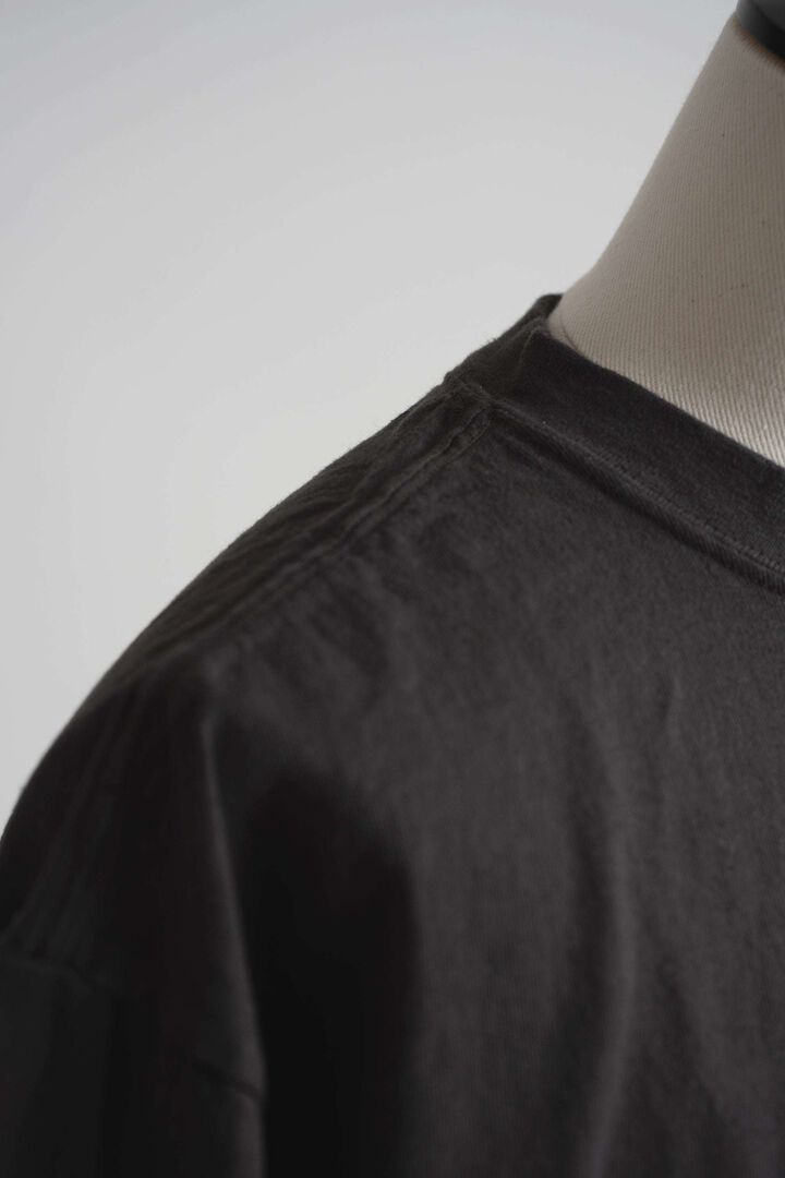 MTE002 ROUND BODY BIG JOHN LOGO T-SHIRT,CHARCOAL, medium image number 6