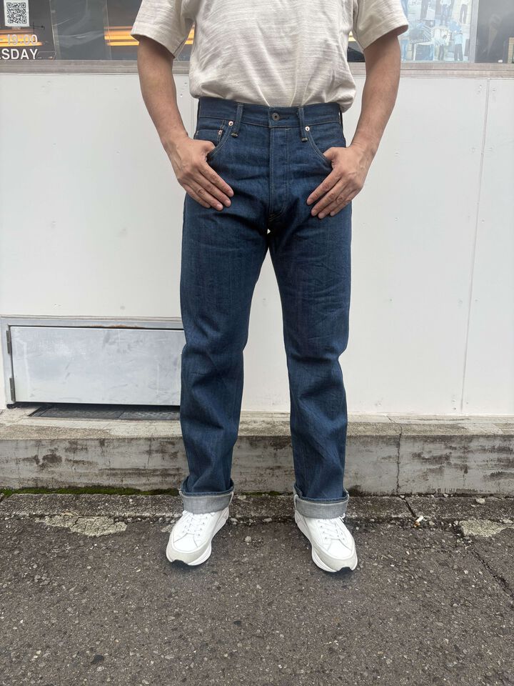 ONI271-OFBD 13.7oz Old Fade Blue Denim Just Right Straight,, medium
