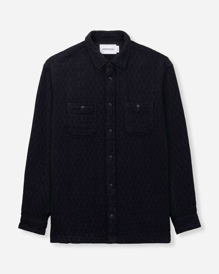 MXLS1041 SASHIKO WORK SHIRT,, medium