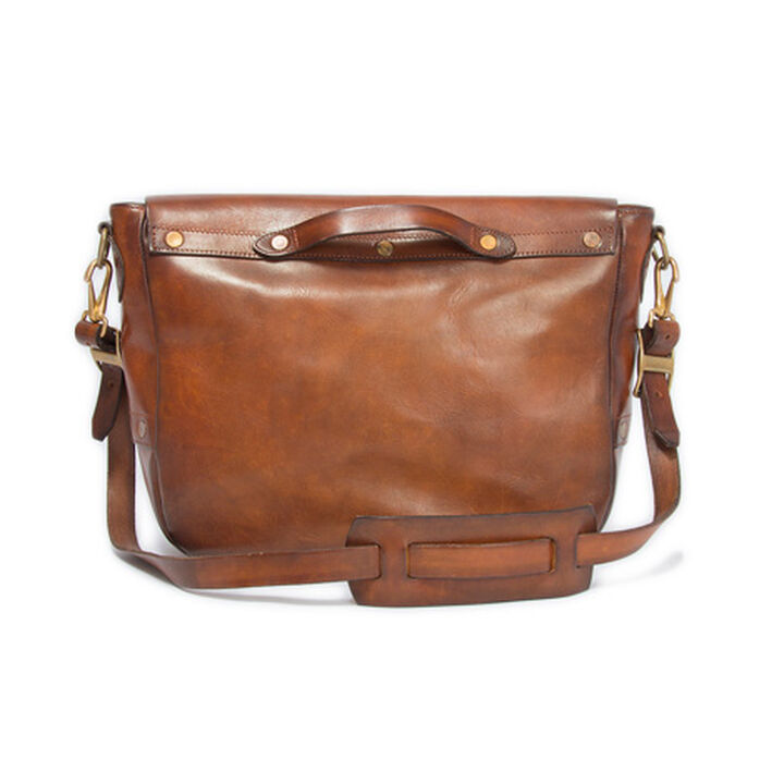 VS-248L LEATHER POSTMAN SHOULDER BAG,CAMEL, medium image number 1