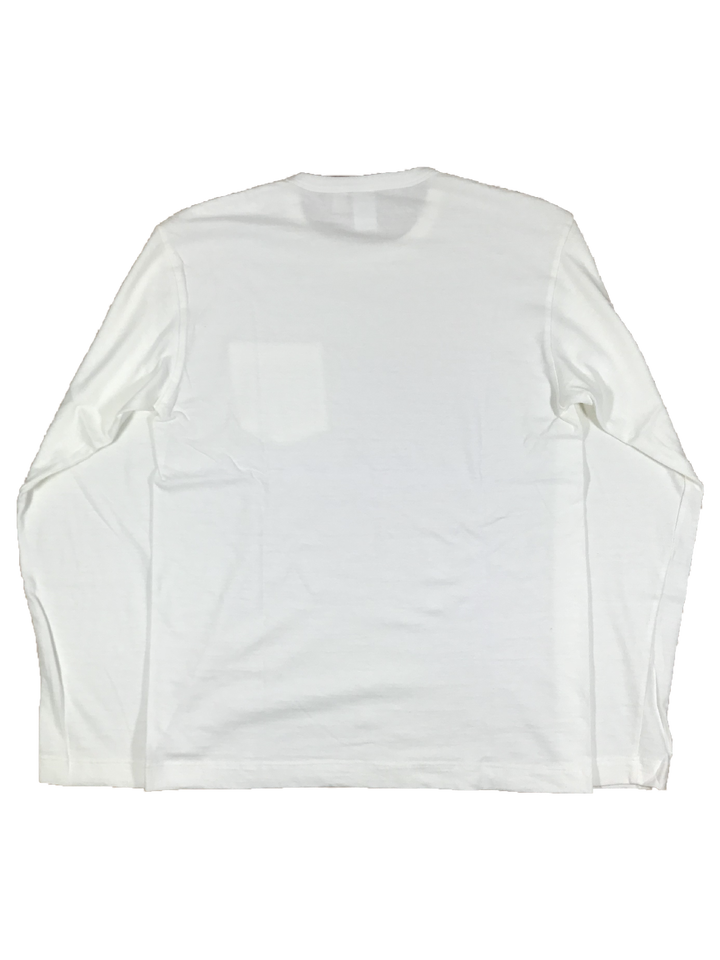 BR1106  Loop Wheel Crew Neck Long Sleeve Shirt (4 COLORS),WHITE, medium image number 1