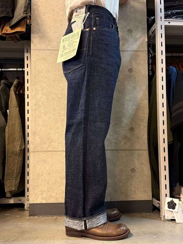 M1012RC (001) 16OZ GR LABEL WILD DUCK JEANS (WIDE STRAIGHT),, small image number 1
