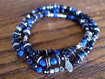 11AHK-671 56cm 'lapis & blue gold',, small image number 0