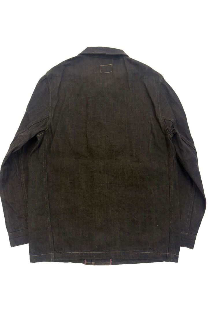 ONI03100-BKOL 12.5oz Black x Olive Selvedge Denim Coverall,, medium image number 1