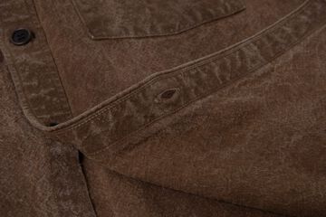 【Pre-Order】5753 Hand-Dyed Kakishibu-zome Work Shirts,KAKISHIBU, small image number 4