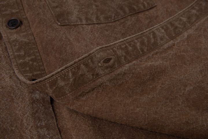 【Pre-Order】5753 Hand-Dyed Kakishibu-zome Work Shirts,KAKISHIBU, medium image number 4