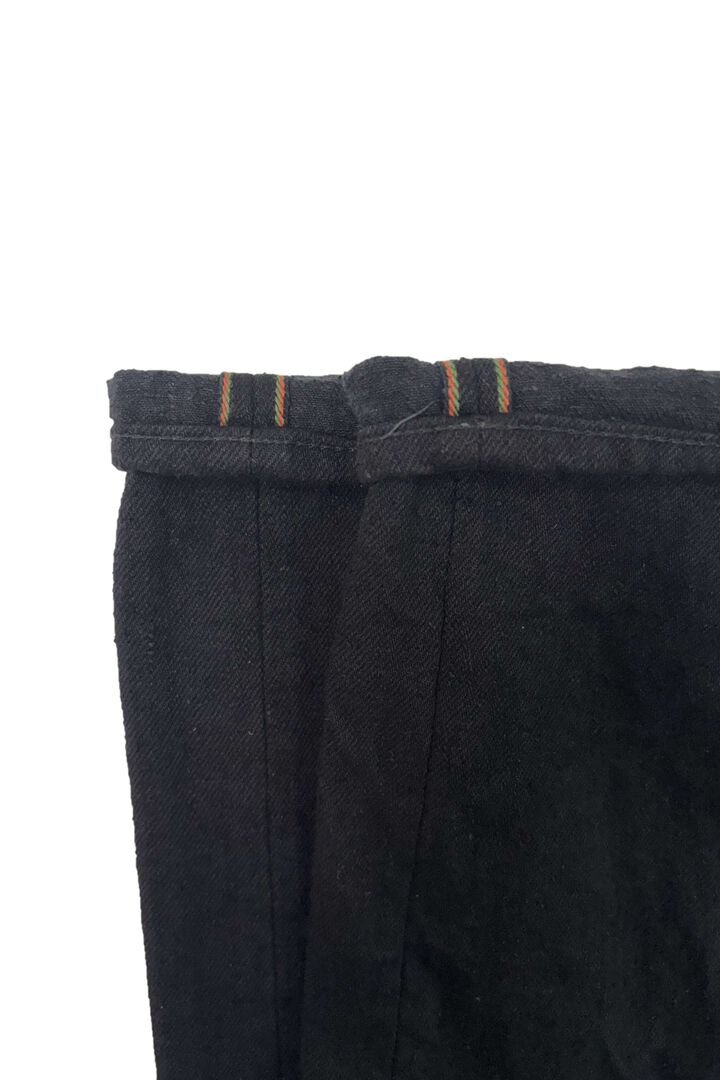ONI902CCD-BKBK 15oz Crushed Concrete Denim Black x Black Kabuki Selvedge  Highrise Relax Tapered,, medium image number 11