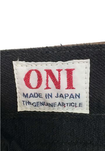 ONI622CCD-BKBK 15oz Crushed Concrete Denim Black x Black Kabuki Selvedge  Relax Tapered,, small image number 10