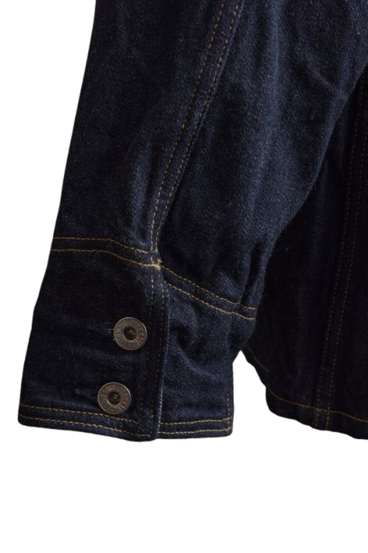 XX604 (001) 12oz Natural Indigo Selvedge Denim – Coveralls, 100% Organic Cotton from Five Continents,, medium image number 6
