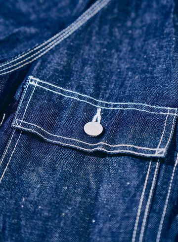 SJCA-SC01 10oz Samurai Cotton Denim Coverall,, small image number 6