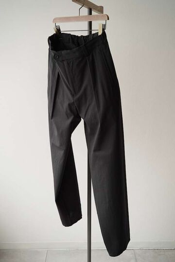 233PT20 Ancient Dyed Sashiko / W-Tuck Pants,LOGWOOD BLACK, small image number 15