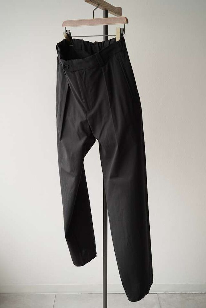 233PT20 Ancient Dyed Sashiko / W-Tuck Pants,LOGWOOD BLACK, medium image number 15